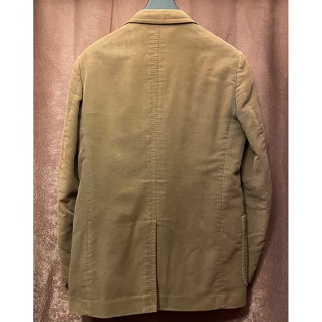 ▲訳あり商品▲ MADE IN JAPAN製 SHIPS EMMETEX生地 テーラードジャケット ブラウン 46サイズ