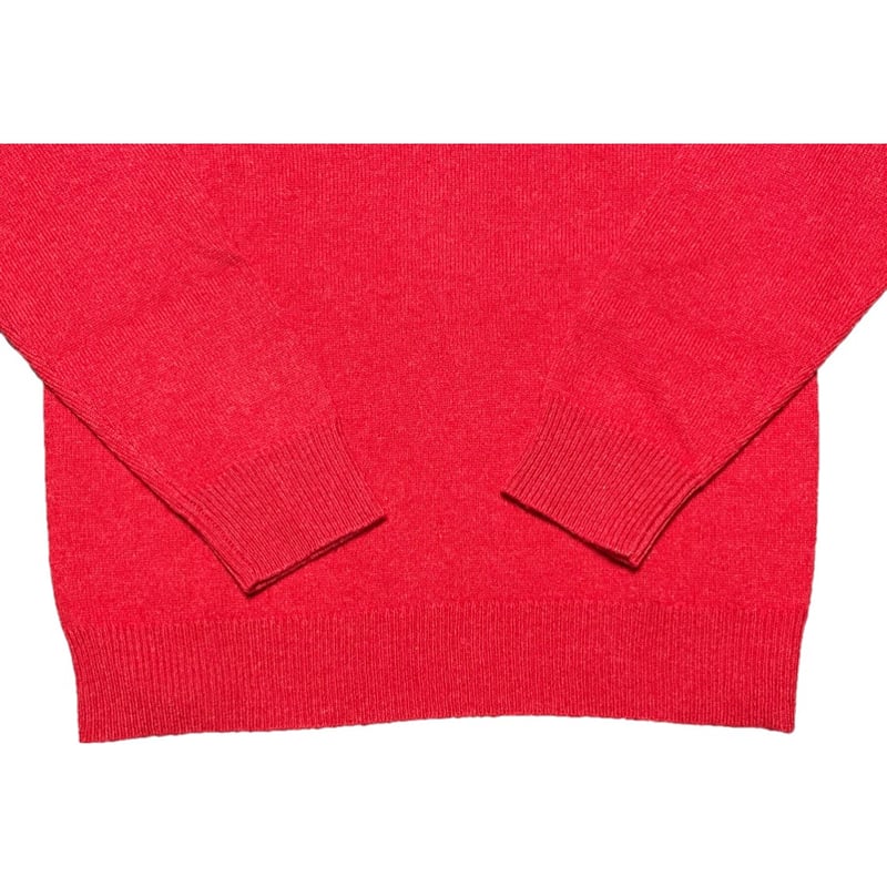 TOMORROWLAND tricot ウールVネックセーター レッド Lサイズ TOMORROWLAND tricot ウールVネックセーター レッド Lサイズ