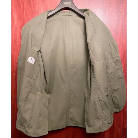 MADE IN JAPAN製 BKT by BROOKLYN TAILORS コットンテーラードジャケット モスグリーン Mサイズ