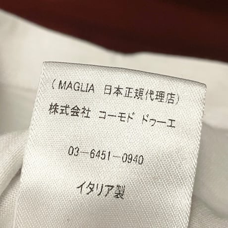 レア MADE IN ITALY製 MAGLIA 「2020 TOKYO OLYMPIC」 VネックプリントTシャツ ホワイト XSサイズ