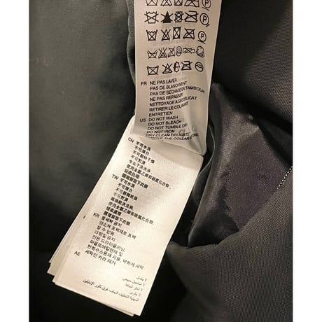 sandro PARIS コヨーテファー付き中綿コットンジャケット ネイビー XSサイズ