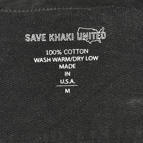 MADE IN USA製 SAVE KHAKI UNITED コットンシャツジャケット ブラック Mサイズ