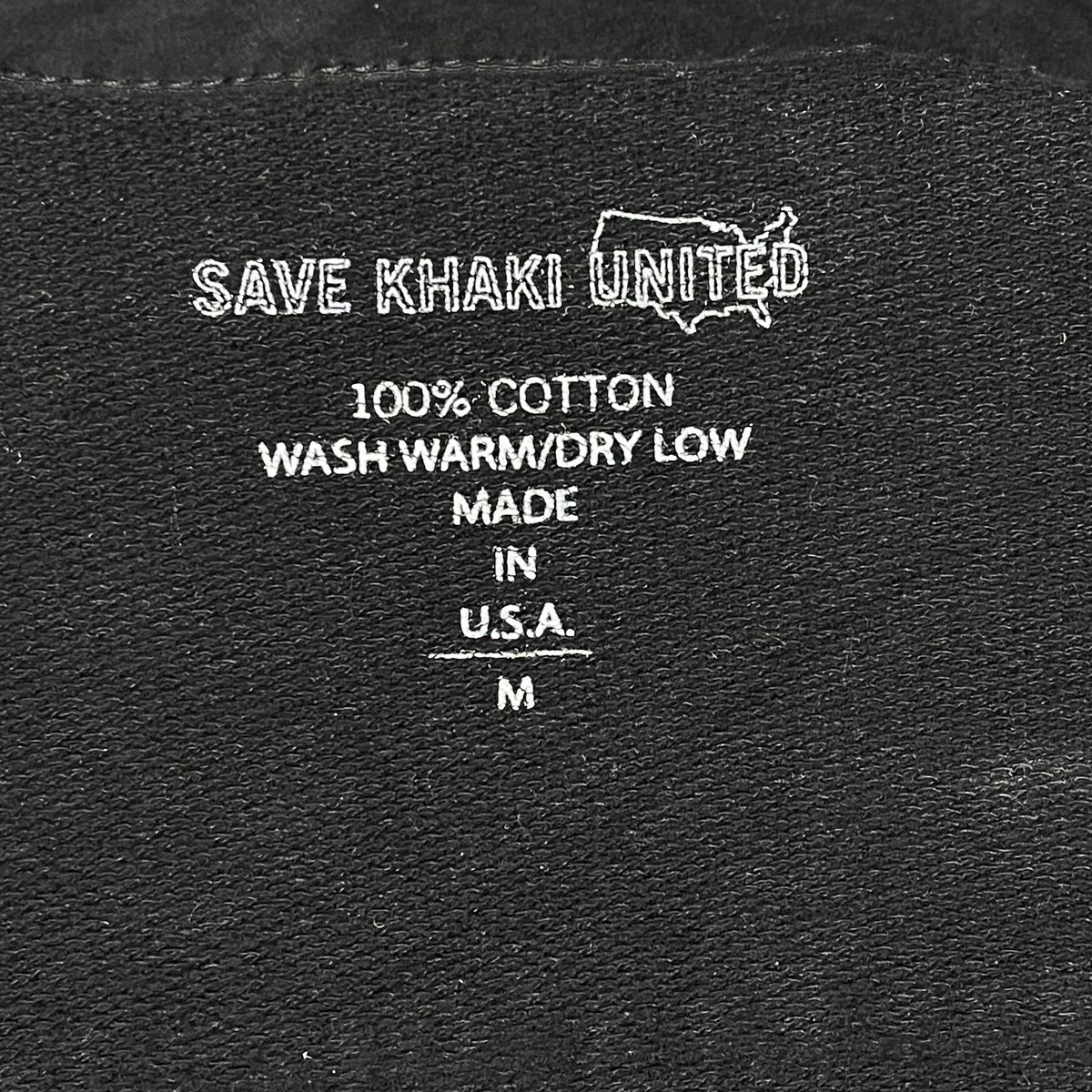 MADE IN USA製 SAVE KHAKI UNITED コットンシャツジャケット ブラッ