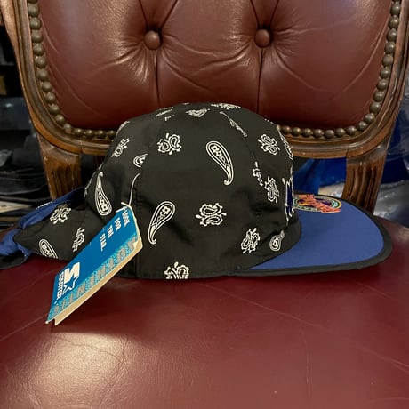 激レア タグ付き 90s STARTER × NBA ORLANDO MAGIC ヴィンテージリバーシブルバンダナキャップ ブラック×ブルー
