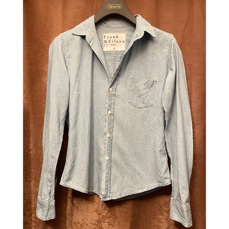 美品　フランクアンドアイリーン　綿100%長袖シャツ　ストライプ柄　ＸL　メンズ フランクアンドアイリーン | STORES