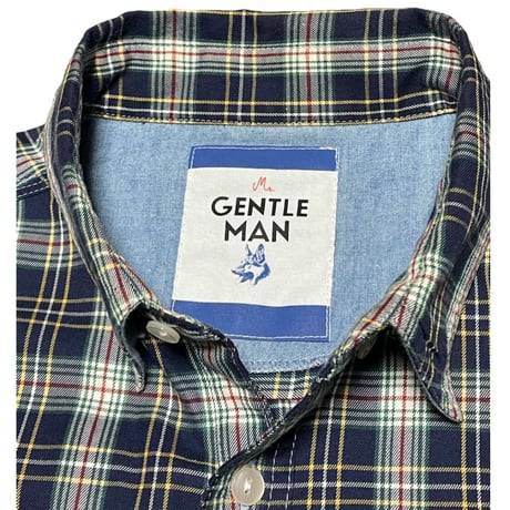 MADE IN JAPAN製 MISTERGENTLEMAN ツートンチェックシャツ Mサイズ