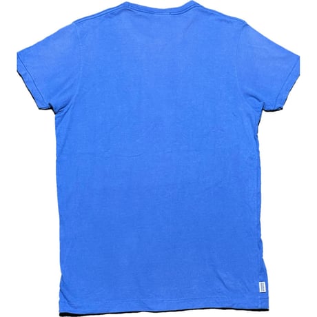 MADE IN ITALY製 FRANKLIN MARSHALL Classic 半袖Tシャツ ブルー Sサイズ