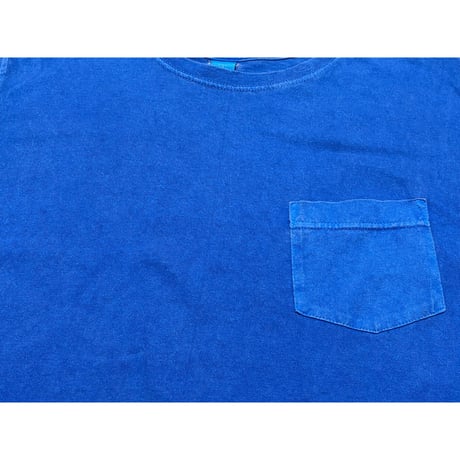 MADE IN USA製 GOOD ON ポケット付き半袖Tシャツ ブルー Lサイズ