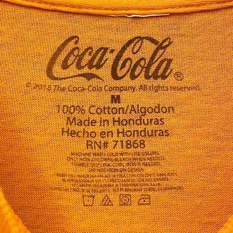 Coca-Cola FANTA ORANGE プリントTシャツ オレンジ Mサイズ