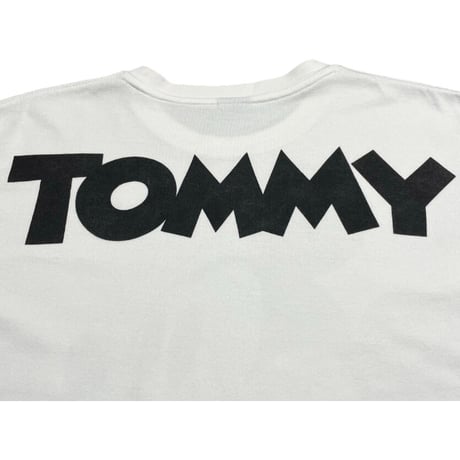 TOMMY HILFIGER × Disney Mickey コラボレーションTシャツ ホワイト Lサイズ