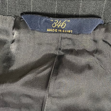 BROOKS BROTHERS 346 ストライプ柄ストレッチウールスーツ チャコールグレー 37S/W31-L31サイズ