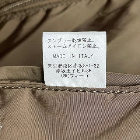 MADE IN ITALY製 Felisi ナイロンスウィングトップジャケット カーキ Mサイズ