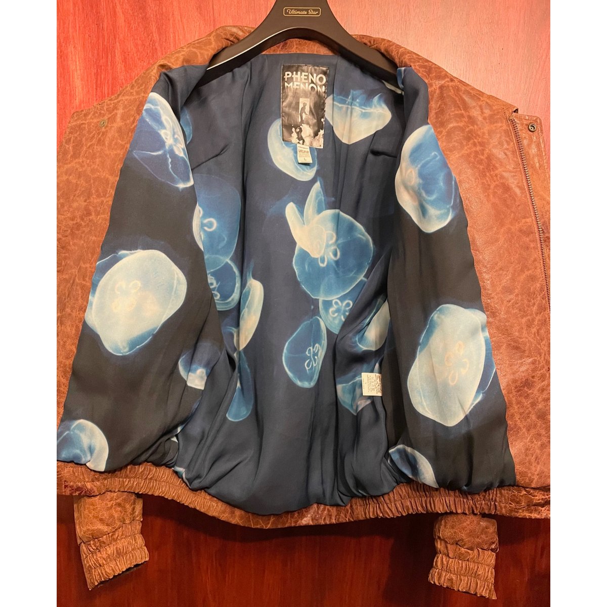 激レア PHENOMENON 2009年モデル クラック加工ラムレザージャケット