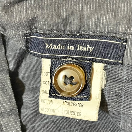 MADE IN ITALY製 MABITEX ハーフスラックスパンツ ネイビー 44サイズ