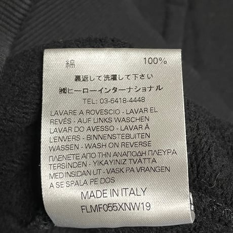 MADE IN ITALY製 FRANKLIN MARSHALL プルオーバーパーカー ブラック XSサイズ