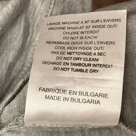 ▲訳あり商品▲ MADE IN BULGARIA製 CARVEN クルーネックTシャツ グレー Sサイズ