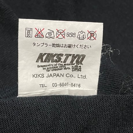 KIKS TYO 半袖ロゴTシャツ ブラック Mサイズ相当