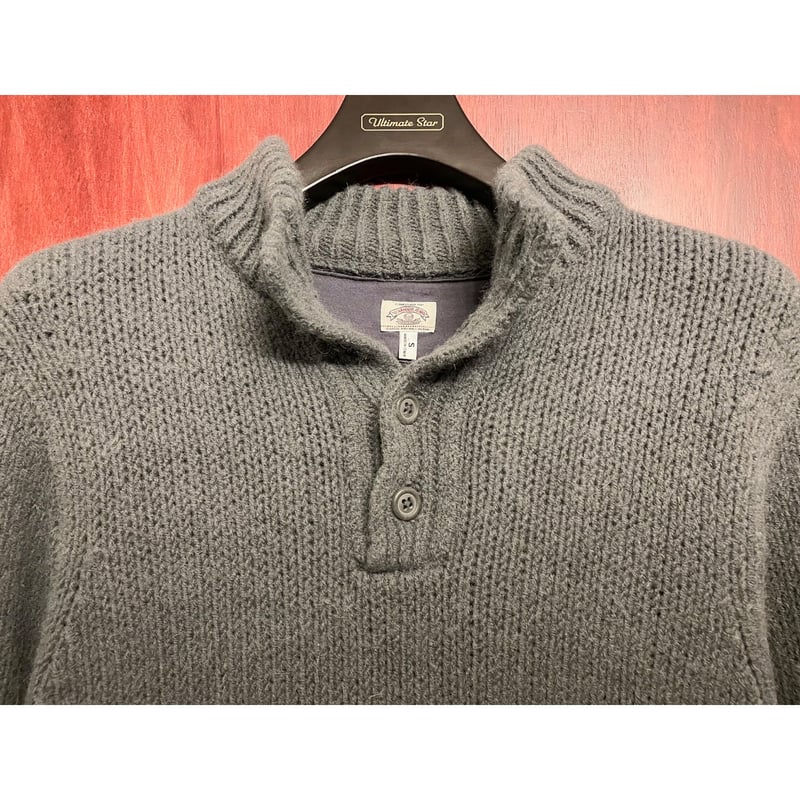 Armani Jeans 厚手 ニット グレー ジップアップカーディガン M アルマーニ エクスチェンジ ARMANI EXCHANGE メンズ ジップ