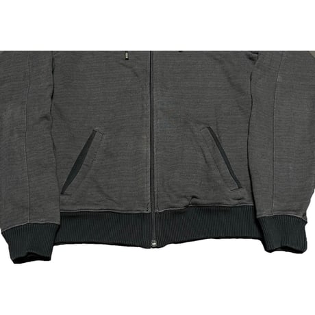 HUGO BOSS SLIM FIT フルジップパーカー チャコールグレー Sサイズ