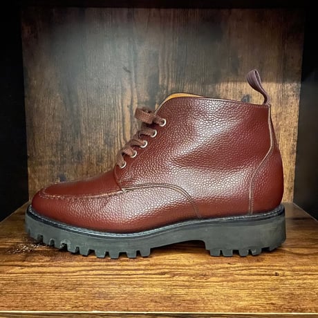 MADE IN ENGLAND製 MARCEL LASSANCE シボ革レザーブーツ ブラウン 6-1/2サイズ