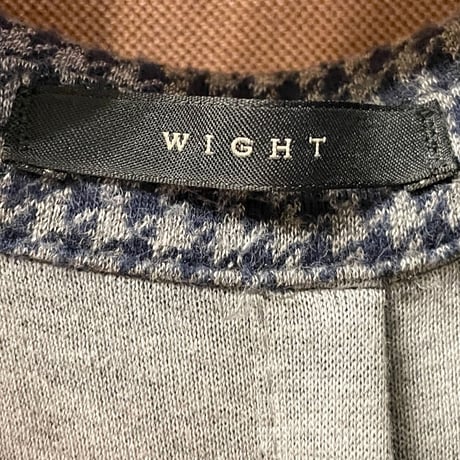 【ESTNATION 取り扱い】 MADE IN ITALY製 BOGLIOLI WIGHT 千鳥格子柄 ニットジャージテーラードジャケット ネイビー×グレー 48サイズ
