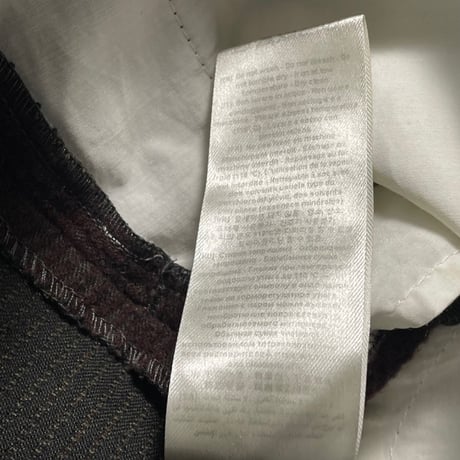 MADE IN ITALY製 DAMIR DOMA コーデュロイコットンウールスラックス ブラウン 50サイズ