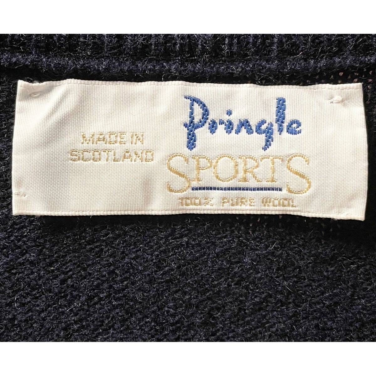 MADE IN SCOTLAND製 Pringle SPORTS Vネックアーガイル柄セーター