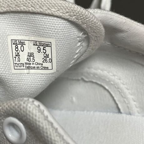 箱付き WTAPS×VANS OG Era LX Wネームスニーカー ホワイト×ブルー US8/26cm