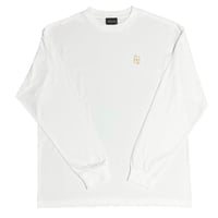 ★新品★ Ultimate Star オリジナル刺繡入り長袖クルーネックTシャツ ホワイト S～XLサイズ