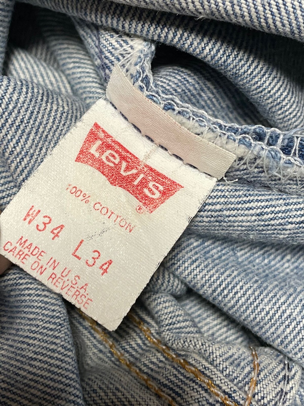 MADE IN USA製 LEVI'S 501 デニムパンツ ライトインディゴ W34 MADE IN USA製 LEVI'S 501 デニムパンツ ライトインディゴ W34