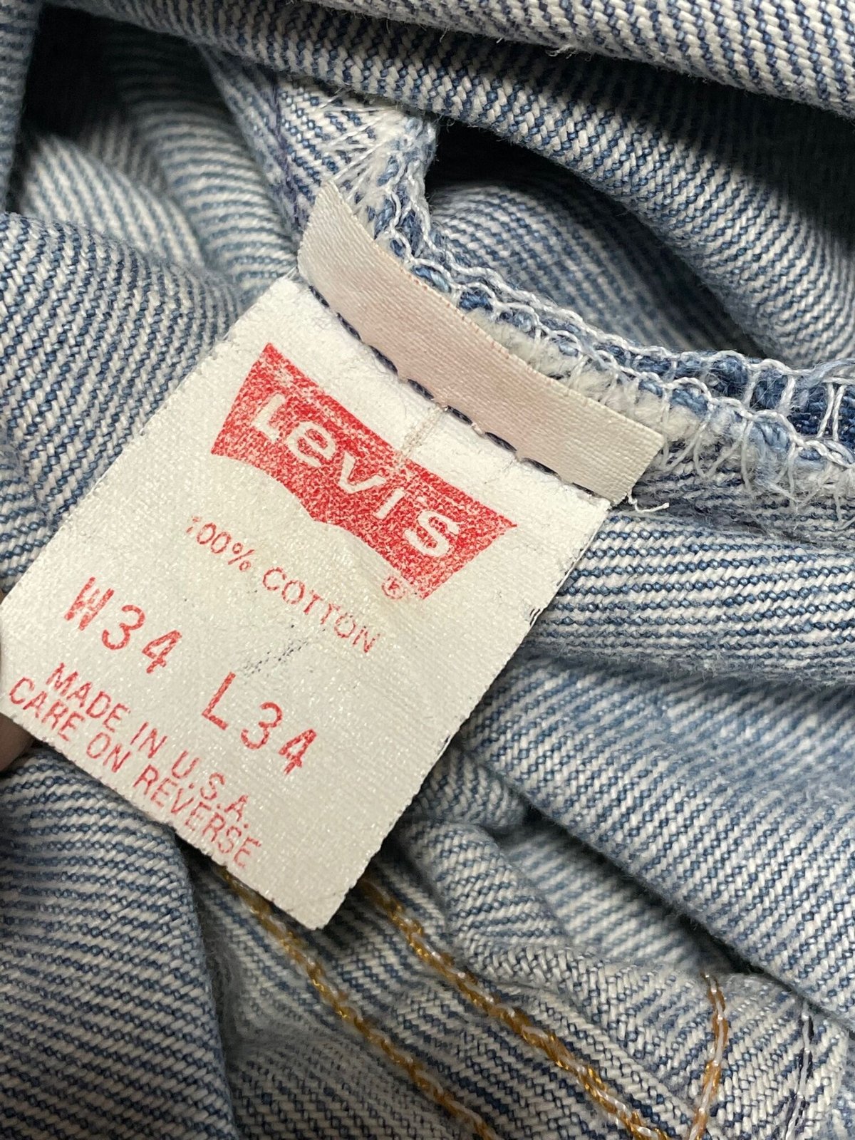 股下84cm【501本限定】levi's 501 手描き W34 L34