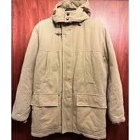 MADE IN ITALY製 FELLINI ROMA フルジップコットンコート 取り外しフード付き ベージュ Mサイズ
