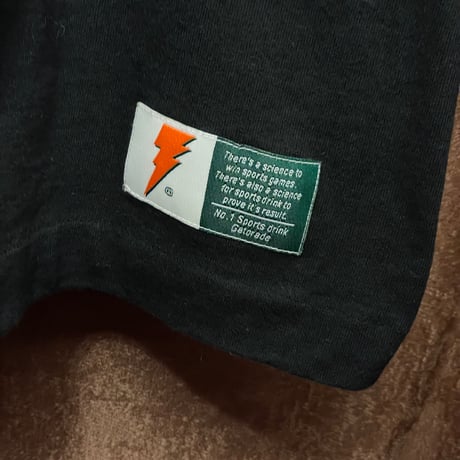 激レア MADE IN USA製 80～90s Gatorade FRUIT OF THE LOOMボディ プリントTシャツ ブラック Lサイズ