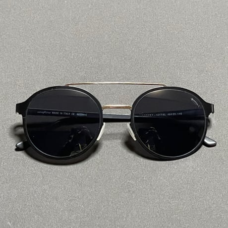 展示品渡し ★新品★ MADE IN ITALY製 SARAGHINA OSCAR2 1017-KL サングラス ブラック ブラックレンズ