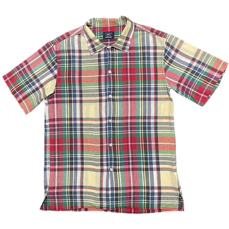 MADE IN JAPAN製 SAVE KHAKI UNITED 半袖チェック柄シャツ マルチカラー Sサイズ