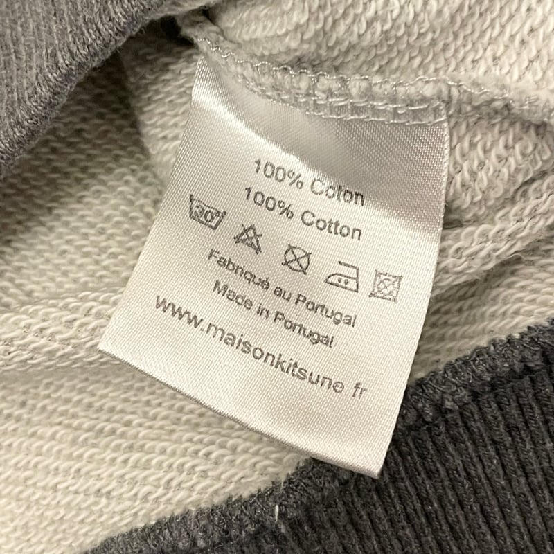 MADE IN PORTUGAL製 MAISON KITSUNÉ KISUNÉ TEE スウェ...