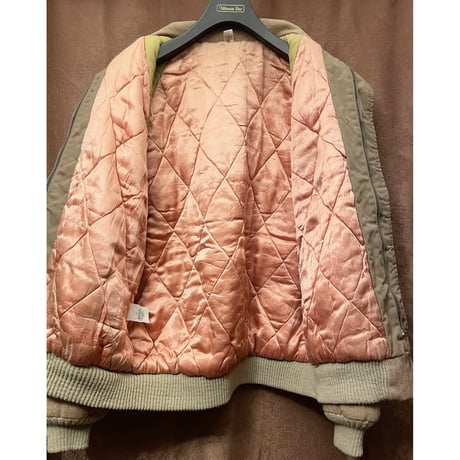 MADE IN USA製 80s～90s CRAFTED WITH PRIDE IN USA フルジップウールジャケット ベージュ XLサイズ