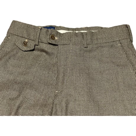 POLO GOLF RALPH LAUREN 千鳥格子ウールスラックス ブラウン W30-L34サイズ