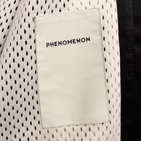 激レア MADE IN JAPAN製 PHENOMENON 2016年SSモデル メッシュコンビスカジャン ブラック×ホワイト 40/Lサイズ