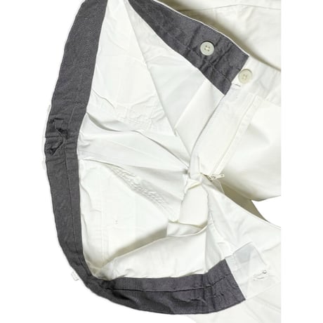 ☆タグ付き新古品☆ MADE IN JAPAN製 DESIGNWORKS スラックス ホワイト 48サイズ 裾フリー