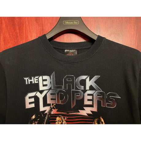 THE BLACK EYED PEAS 「The E.N.D. World Tour 2009 Japan Tour」 ライブプリントTシャツ SHOOTボディ ブラック Sサイズ
