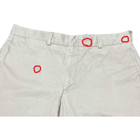 ▲訳あり商品▲【TOMORROWLAND取り扱い】MADE IN USA製 GITMANBROS ハーフパンツ ベージュ W30サイズ