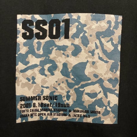 激レア SUMMER SONIC 2001年 ライブプリントTシャツ SHOOTボディ ブラック Sサイズ