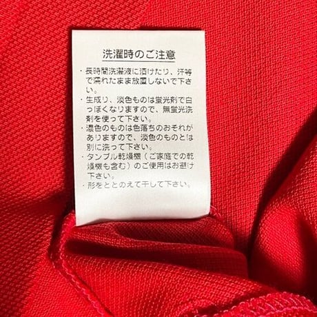 ☆タグ付き新古品☆ MADE IN JAPAN製 LACOSTE 半袖鹿の子ポロシャツ ルージュ 3/Mサイズ