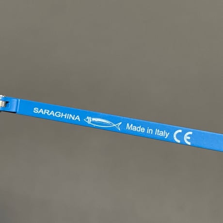 展示品渡し ★新品★ MADE IN ITALY製 SARAGHINA MELINA 231-AN5 サングラス べっ甲色 ブルーレンズ