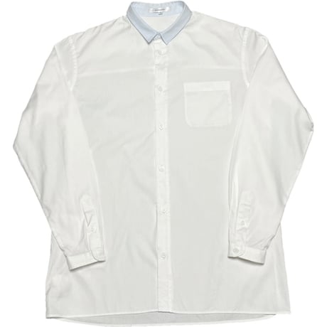 【三越伊勢丹取り扱い】 CARVEN 長袖クレリックシャツ ホワイト 2サイズ