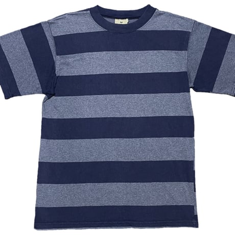 MADE IN USA製 Goodwear クルーネック半袖ボーダーTシャツ ネイビー Mサイズ