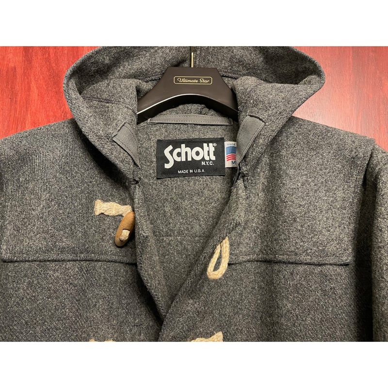 エドウィン商事取り扱い】 MADE IN USA製 Schott NYC ウールダッフル