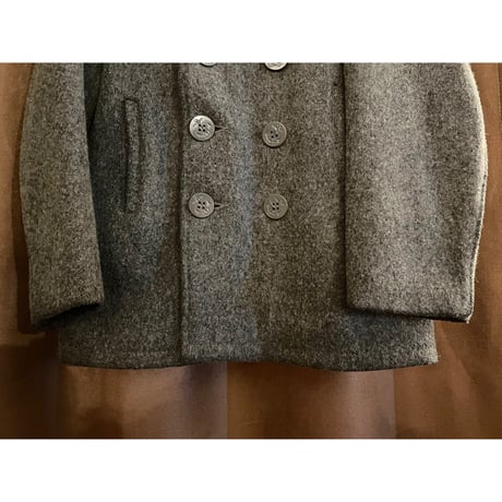 MADE IN USA製 SCHOTT 740N ウールPコート グレー 16サイズ