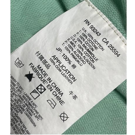 DIESEL 半袖鹿の子ポロシャツ ミントグリーン Mサイズ